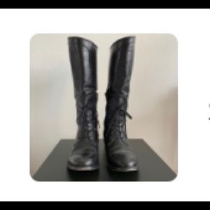 Frye Tall Riding Boots, Black